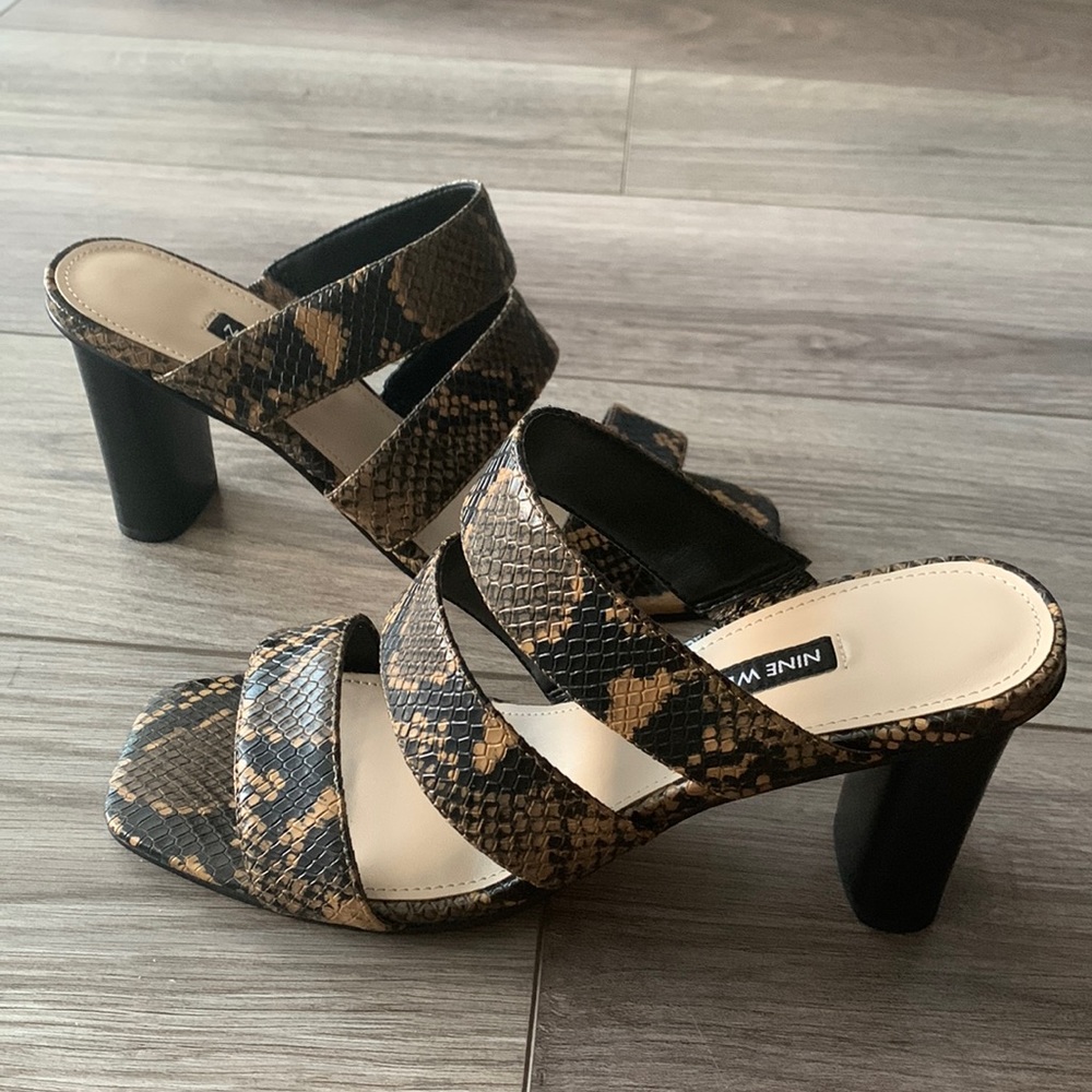 NEW in original box Nine West Lora Sandal Mule